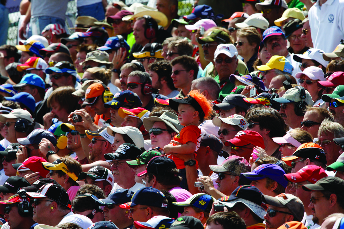 Crowd at NASCAR Race